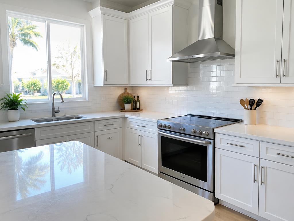 Kitchen after cleaning